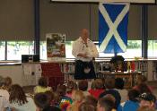 Hugh Irwin the Kilted Magician at Sayre Elementary School South Lyon
