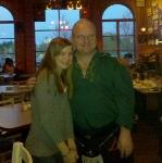 One of my fans from Bakers of Milford takes time for a photo